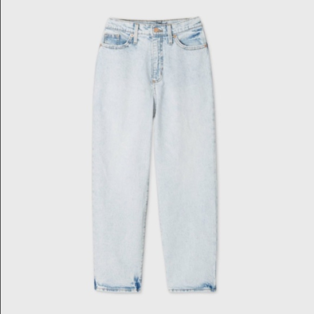 Cropped Straight Leg Jeans